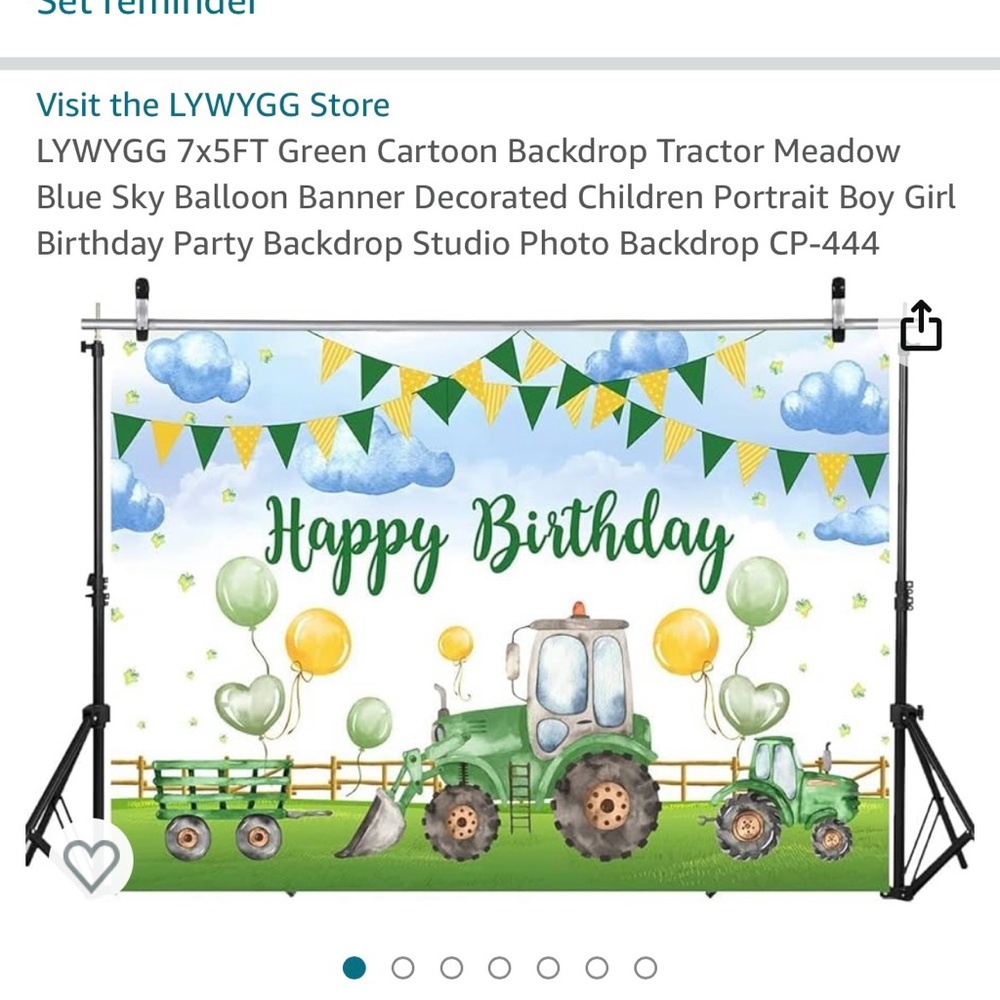 tractor party decorations 🚜
